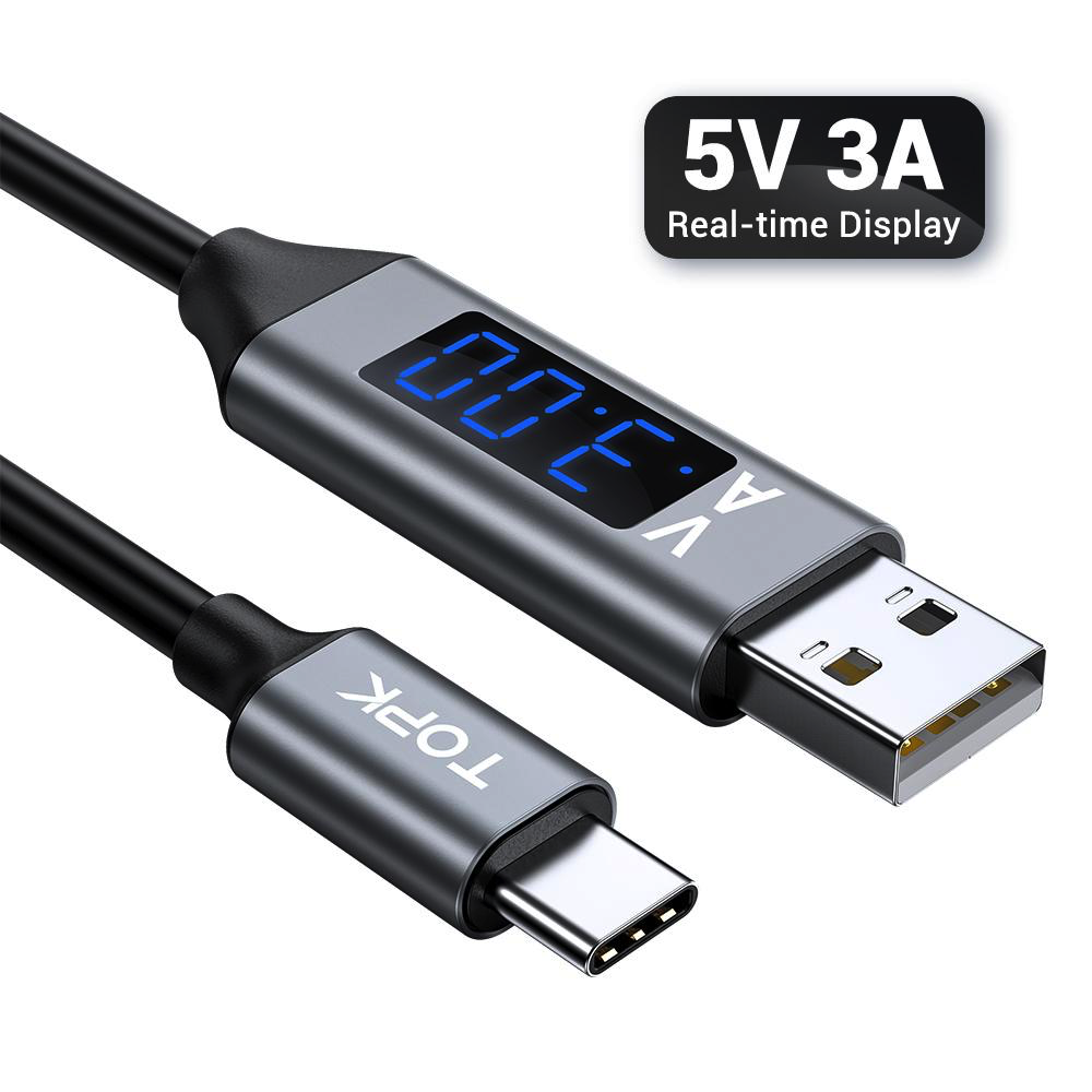 Cablu USB C cu Display Digital incarcare telefon mobil GAVE imagine noua 2022